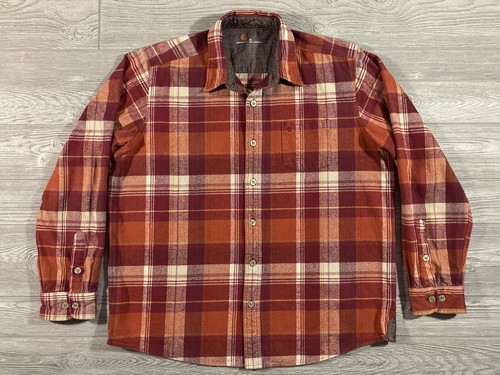 Carhartt Hubbard Flannel Shirt Mens XL 