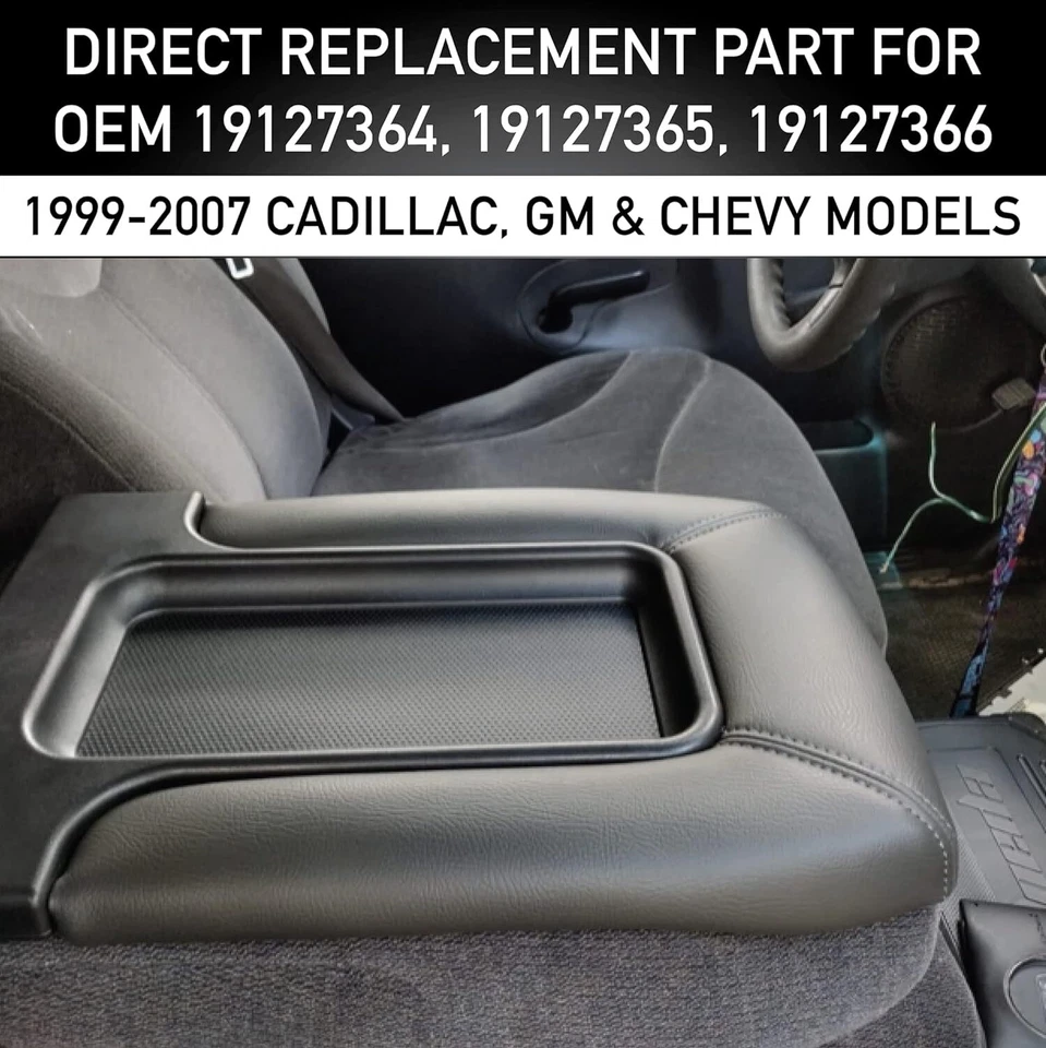 Center Console Fits Cadillac Escalade ESV EXT Pickup 19127364 Lid Armrest Latch - Imagem 3 de 4