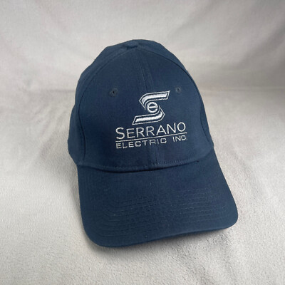 Serrano Electric INC Hat Men M/L Blue Embroidered New Era Flex Fit