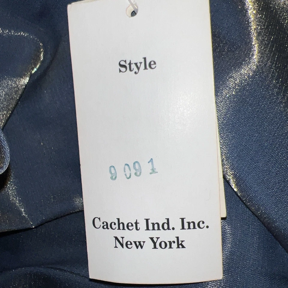 Chaqueta Cachet Mujer 8P Metálica Joya Esmoquin Blazer De Colección EE. UU. ¡¡¡NUEVA!!!! Foto 4 de 4