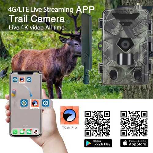 4G Wildkamera mit Livevorschau HC 881 PRO Überwachungskamera Jagdkamera SIM LTE - Bild 2 von 2