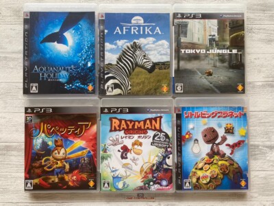 SONY PS3 Aquanaut's & Afrika &Tokyo Jungle & Papettia & Rayman Little Big Planet