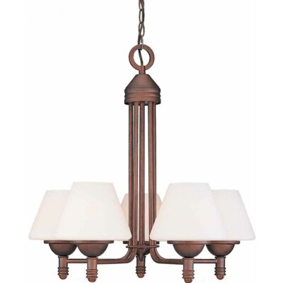 Volume Lighting Avila 5-Light Italian Dusk Chandelier, Italian Dusk - V7355-31