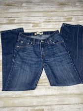 Vintage Levi s 505 Regular Fit Straight Leg Boy s Dark Jeans size 14 reg 27x27