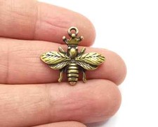 Queen Bee Charms Dangle Unique Pendant jewelry accessories