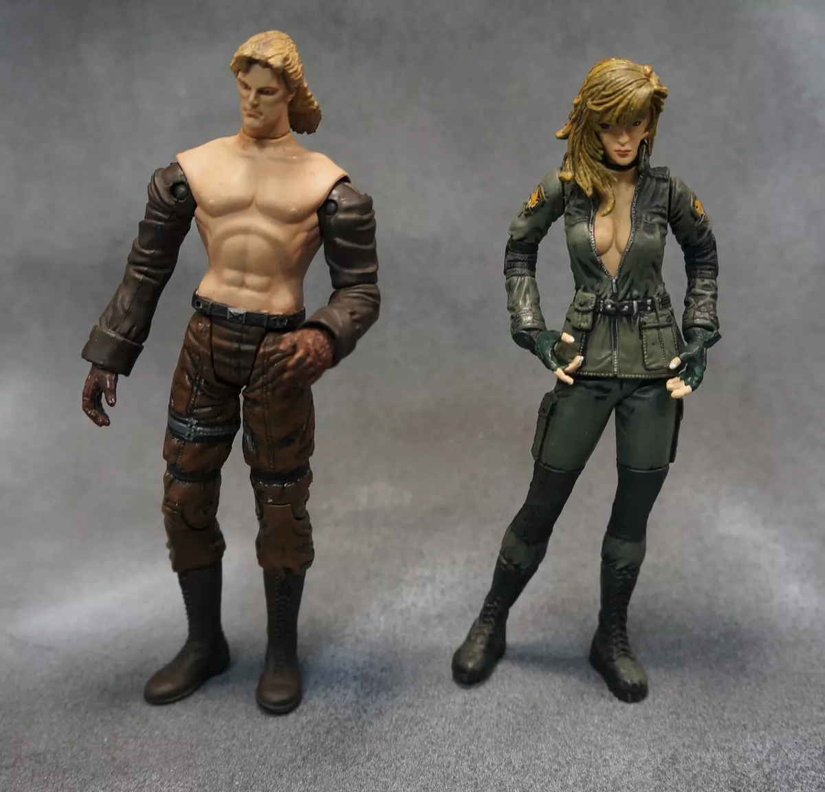Mcfarlane Toys Metal Gear Solid Liquid Snake Sniper Wolf 6" Figure Lot 1998  | eBay
