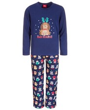 Matching Family PJs Kids Bah Humbug Christmas Dog Pajama Set 4-5 XS 6976