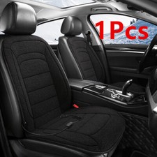 Car Heated Seat Cover Cushion Warmer Pad Heating Warming Lamb Wool Cover Black Car Heated Seat Cover Cushion Warmer Pad Heating Warming Lamb Wool Cover Black