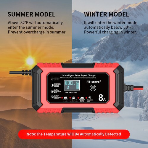 Car Jump Starter 8A Portable Power Bank Pack Battery Trickle Charger Booster 12V - Picture 13 of 20