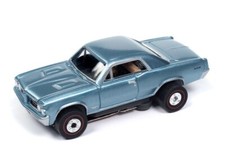 64' Pontiac GTO Aquamarine Poly Mecum Auction Series HO Slot Cars Thunderjet