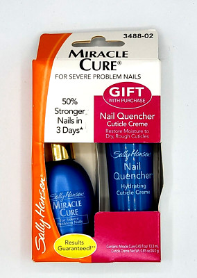 NEW SALLY HANSEN MIRACLE CURE FOR SEVERE PROBLEM NAILS 3488-02