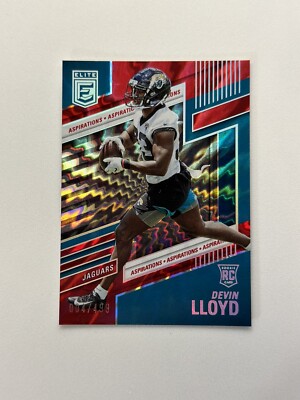 Devin Lloyd Rookie Aspirations Explosion /499 2022 Donruss Elite Jaguars