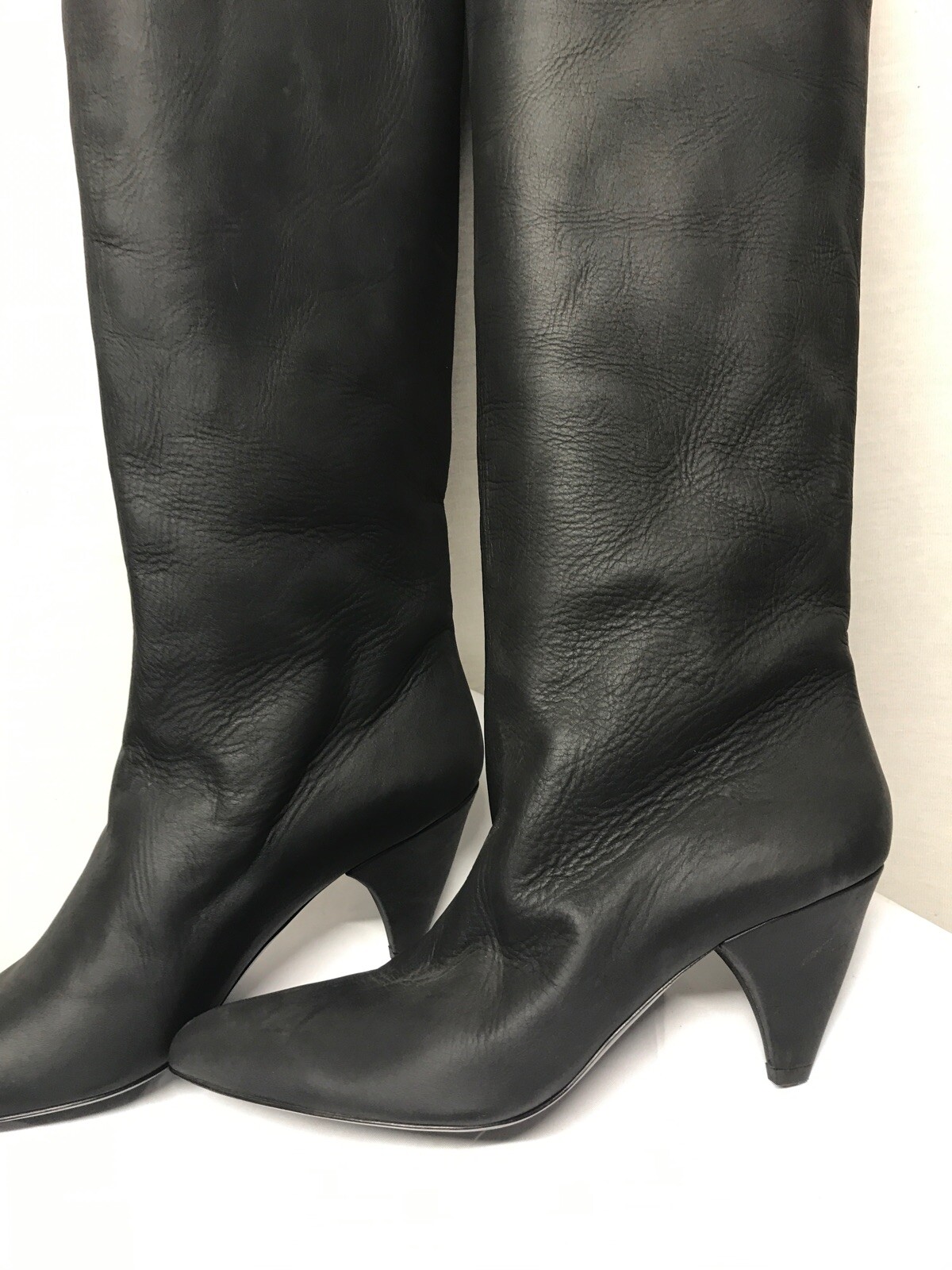 Laurence Dacade Women's Salome Leather Knee High Boots Black Size Euro 40 US 9 image 7
