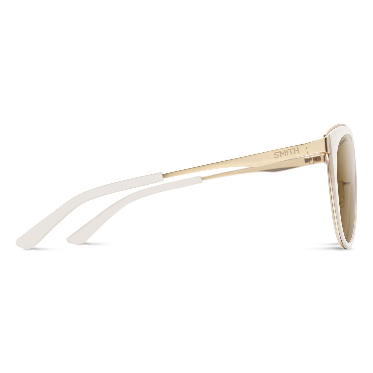 Smith Somerset Lifestyle Sunglasses - White/Gold Frame  display picture 3