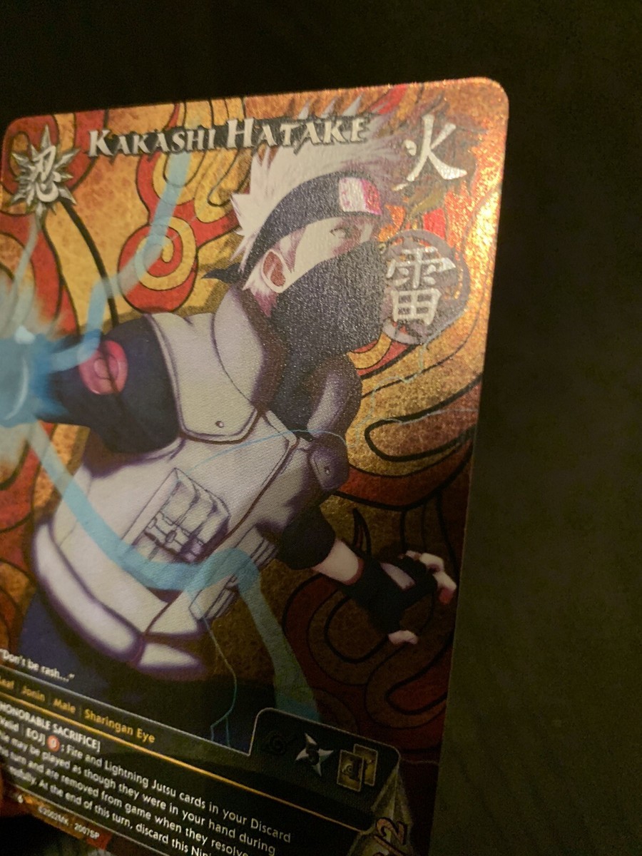 Naruto Cards - Kakashi Hatake Honorable Sacrifice Promo Foil PR