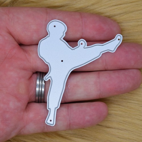 Judo Karate Jujitsu Martial Arts Metal Cutting Die, Card Making, Stencil, I9 - Picture 2 of 8