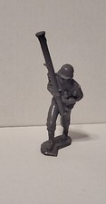 1963 Louis Marx WW2 World War 2 II Gray German Soldier 60MM Figure Figurine