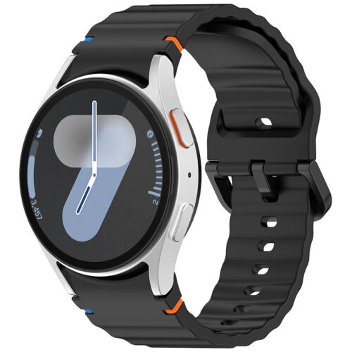Wave Pattern Line Silicone Strap Bracelet Belt for Samsung Galaxy Watch 7 - Picture 25 of 84