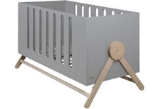 Lettino Culla Neonato in Legno Grigio/Legno naturale Swing Micuna