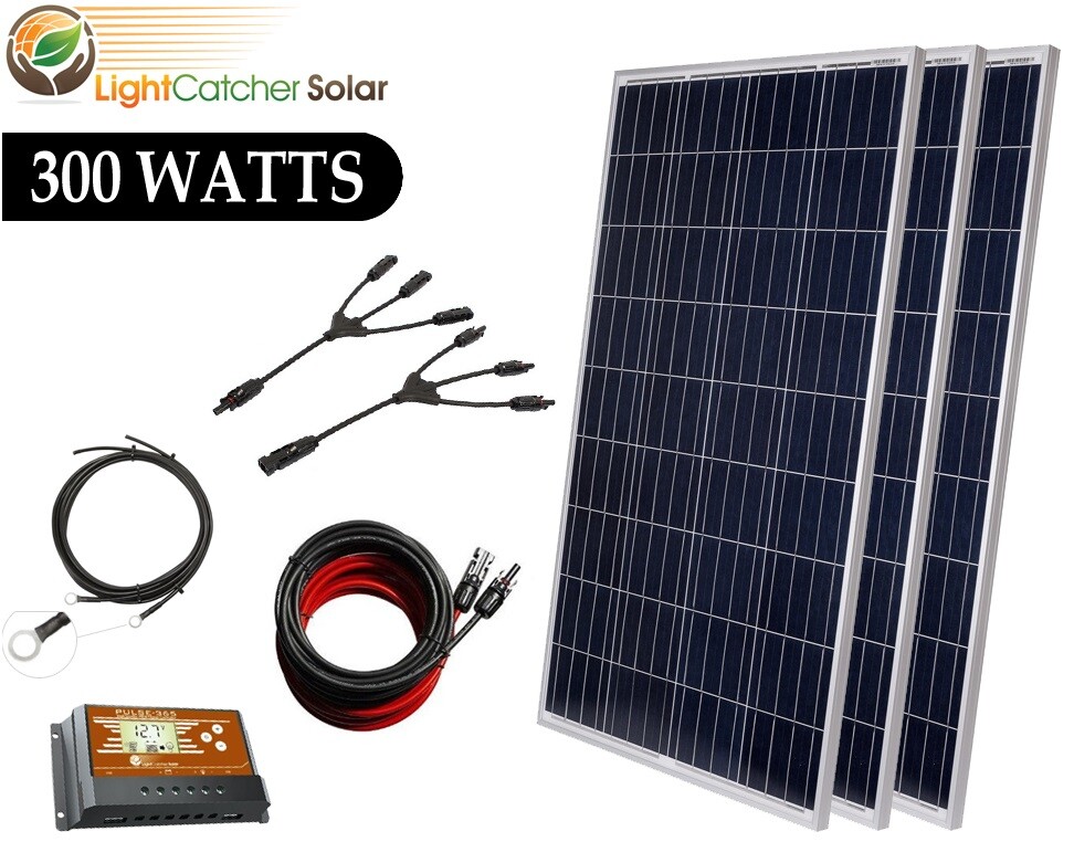 Solar Panel Kit 400 Watts 12-24v Polycrystalline Battery Cha