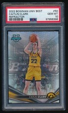 Caitlin Clark 2022 Bowman U Best Refractor #50 PSA 10 Iowa Listing #3