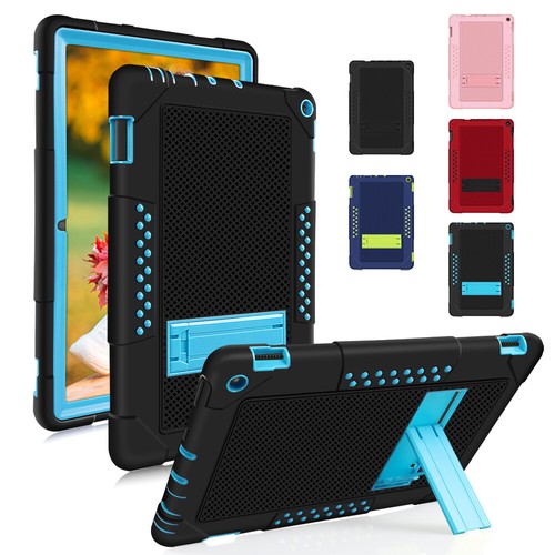 Per Amazon Fire HD 10 Plus HD 10 11° Tablet 2020 Custodia Pesante Cavalletto Integrato - Foto 1 di 31