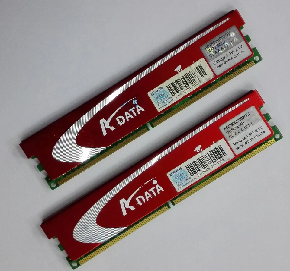 ADATA 2 x 2GB DDR2 800 Desktop DIMM RAM EXREME EDITION Dual-Channel PC3-12800 - Image 3 of 3