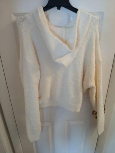 Skims Teddy Cropped Jacket Womens 4X/5X Bone Cozy Soft Zip Up AP-HOD-0395 G73-32 - Picture 2 of 3