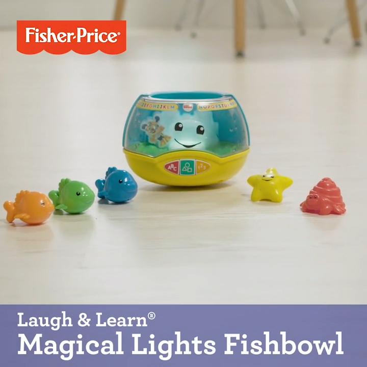 Fisher-Price Laugh Learn Magical Lights Fish Tank Bowl TOY KIDS