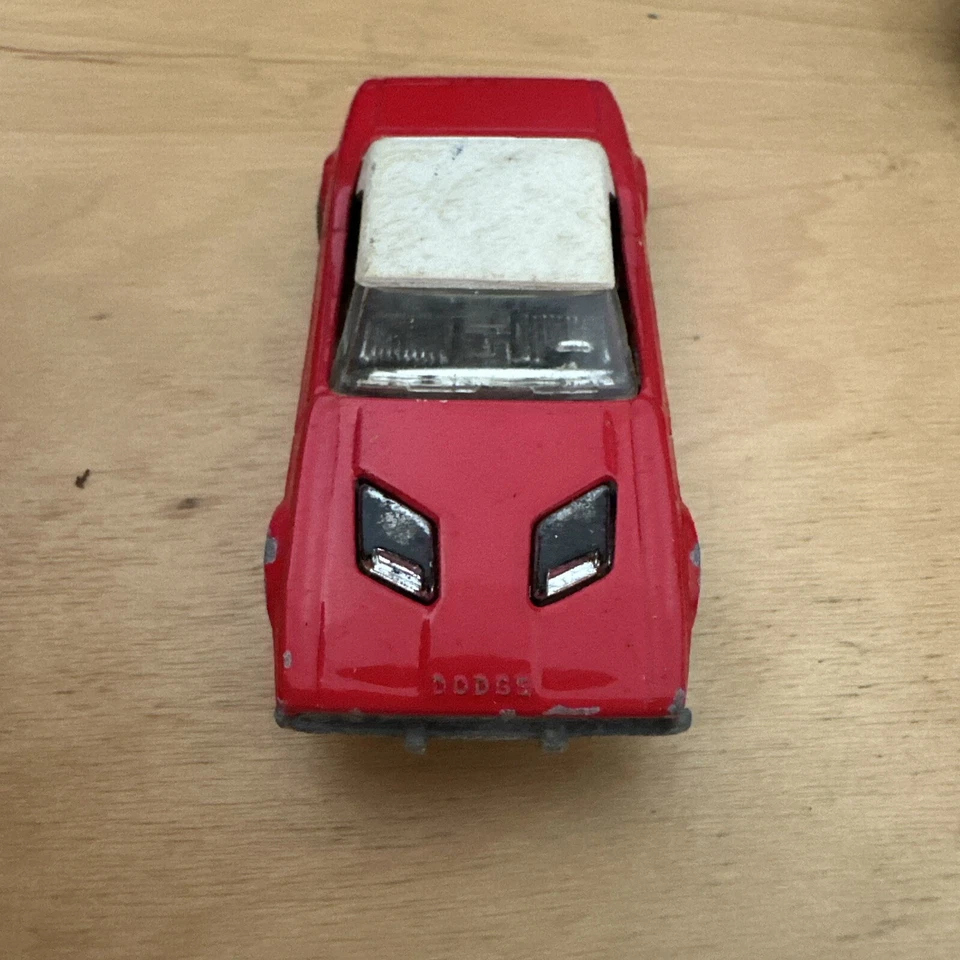 Coche Dodge Challenger Vintage 1975 Matchbox Nº 1 ONE SUPERFAST INGLATERRA LESNEY ROJO Foto 3 de 4