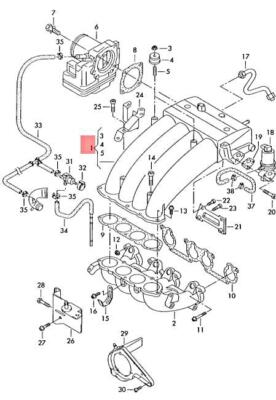 Genuine VW SEAT Sharan syncro 4Motion Intake Manifold - Upper Part  06A133203EB | eBay