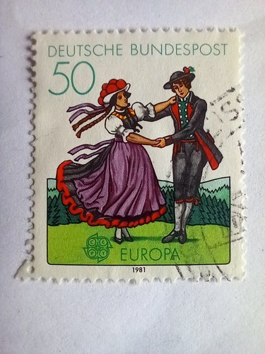 Deutsche Bundespost, Europa, 50 Pfennig, gestempelt, 1981