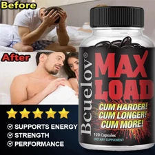 Max Load - Increases Muscle Strength in Men - Contains Vitamins, Maca