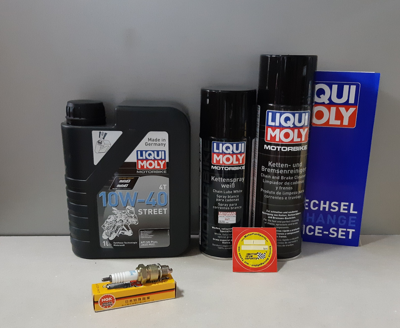 Maintenance Set Yamaha XSR 125 Oil Spark Plug Service Inspection