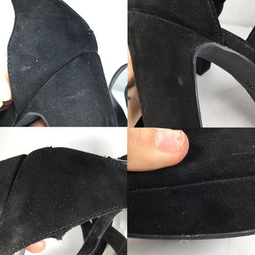 Limelight Lynlee Women's Platform Peep Toe Block Heels Black Size 8 - Picture 8 of 10