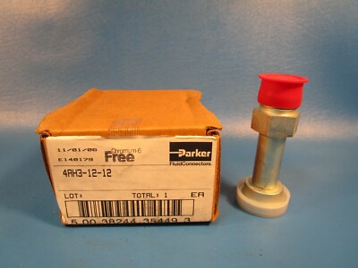 Parker 4AH3-12-12 Adapter Straight, 3/4'' SAE Code 61 Flange, 37 Deg Flare, 3.82''