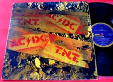 AC/DC  "T.N.T."  1975, Australia Albert APLP-016  Blue Lbls Pressing   EX/EX