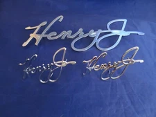 1951 Henry J Kaiser Scripts, set precision thermo cast plastics 
