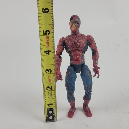 VTG ToyBiz Battle Ravaged Spider-Man Movie Series 3 Action Figure 2002 - Picture 4 of 7