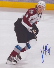 JOHN-MICHAEL LILES Signed COLORADO AVALANCHE 8X10 PHOTO AUTOGRAPH