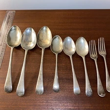 Frank Mills and Co Ltd Silver plated EPNS spoons and forks set 