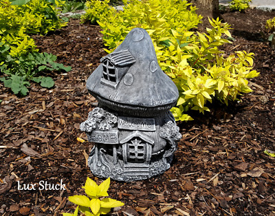 Steinfigur XXL Elfenhaus Feenhaus  Fee Wichtelhaus Gartenfiguren  Fairy door 