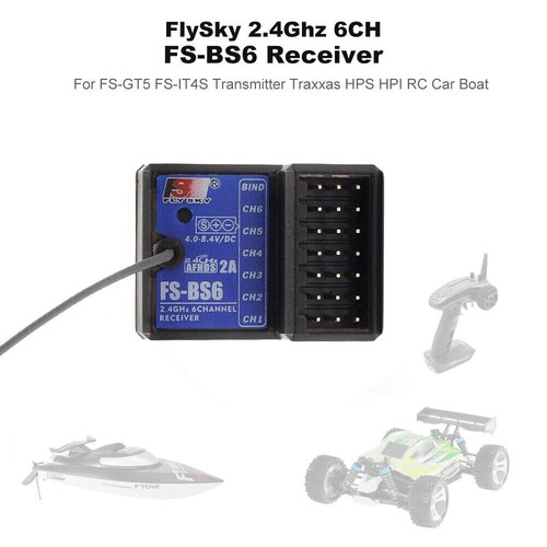 Flysky FS-BS6 2.4G 6CH Empfänger mit Gyro Stabilisierung für FS-IT4S FS-GT5 - Bild 5 von 12