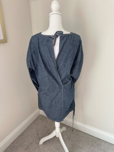 Duluth Donna Free Range Chambray Smock Taglia M/L Tasche Frontali - Foto 8 di 17