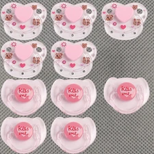 10pcs Clear Magnetic Dummy for Pacifiers Inner Magnet DIY Reborn Baby Dolls Toy