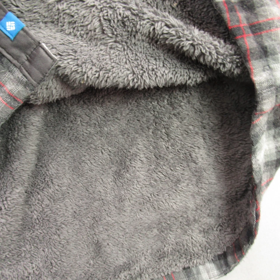 Columbia Shirt Mens 2XL Long Sleeve Button Up Plaid Pockets Fleece Lined - Image 4 of 4