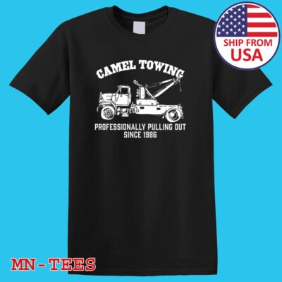 Camel Tow Towing Truck Wild Transport TV Series Black Size S-5XL
