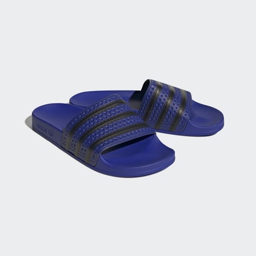 Adidas Adilette W lucid blu black slides USA 9 New With Box - Picture 3 of 17