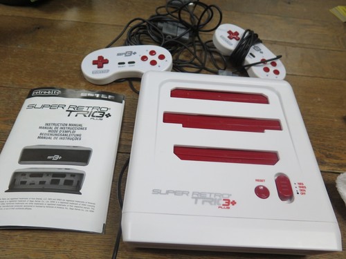Retro-Bit Super Retro Trio HD Plus 3 in 1 Konsolen System HDMI NES SNES SEGA RAR - Bild 10 von 10