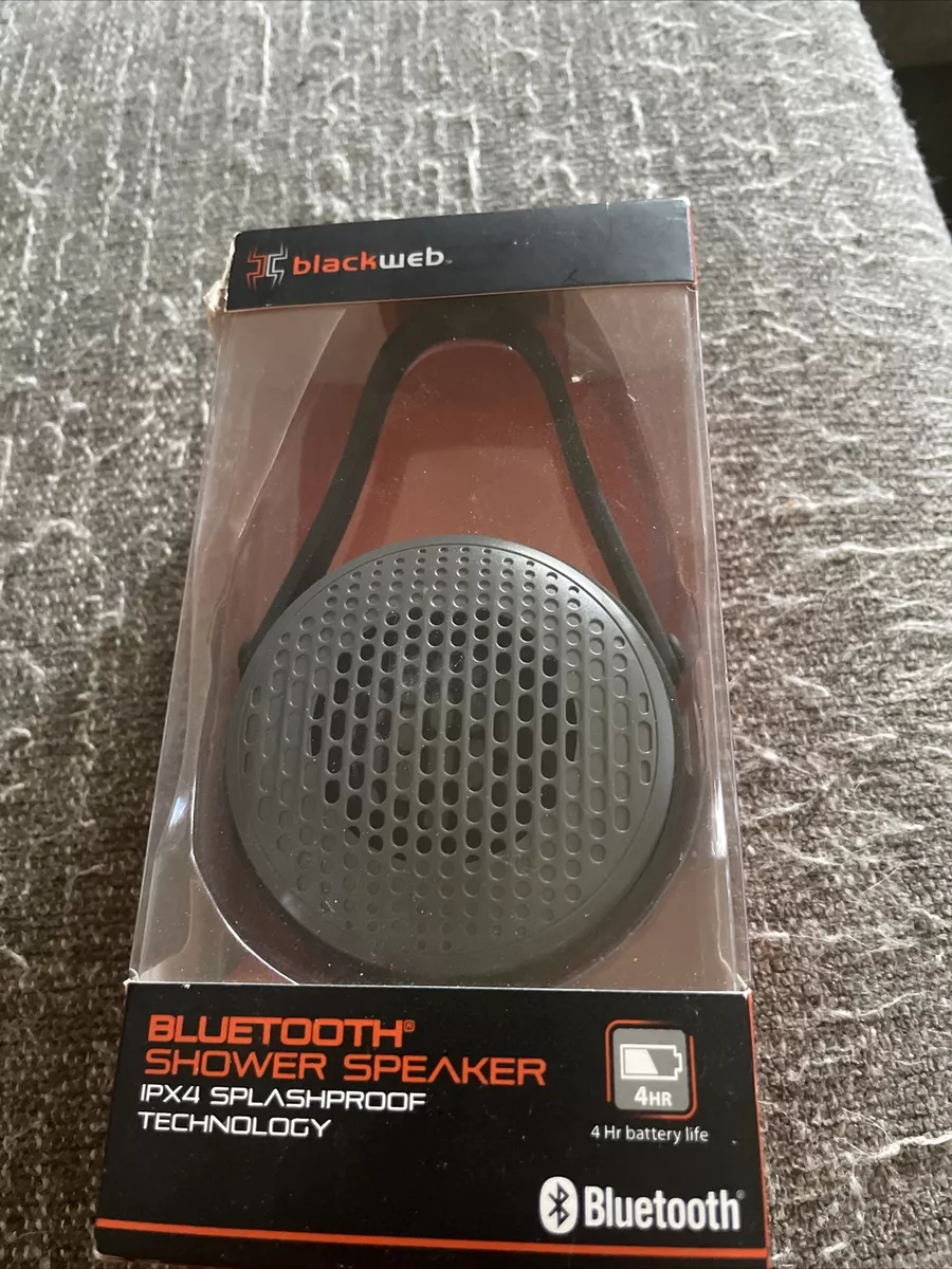 Blackweb Bluetooth Shower Speaker IPX4 Splashproof Technology